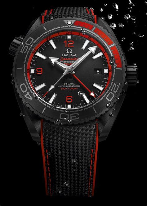 omega planet ocean deep black replica|omega planet ocean gmt review.